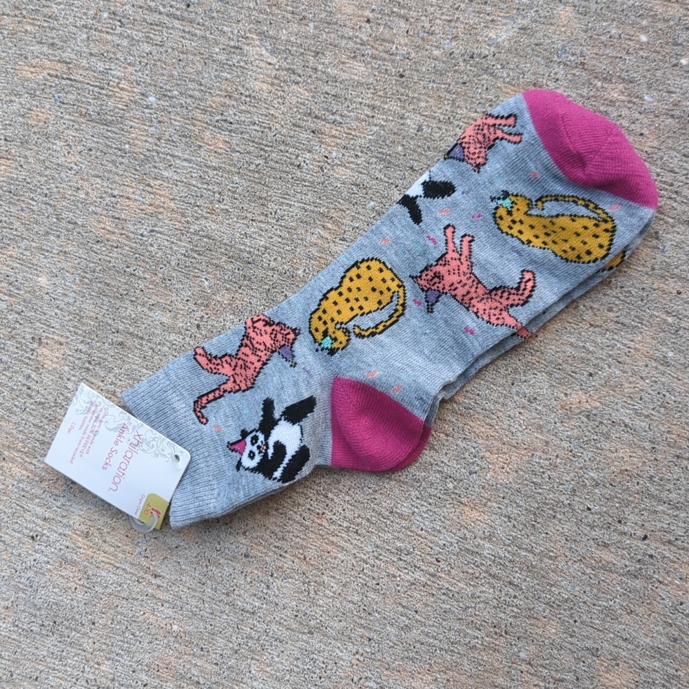 Xhilaration party animal women's ankle socks